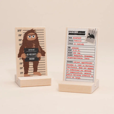 Cryptid Case Files Wooden Toy Chips 24-Pack – Handcrafted Mythical Creature Cards | Uncle Goose Made in USA Uncle Goose  Educational Chips
