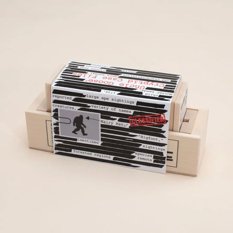 Cryptid Case Files Wooden Toy Chips 24-Pack – Handcrafted Mythical Creature Cards | Uncle Goose Made in USA Uncle Goose  Educational Chips