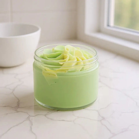 Cucumber Melon Hydrating Body Butter – Shea and Hemp Seed Oil Blend | Made in USA Skin Moisturizer Bath Bums  body butter