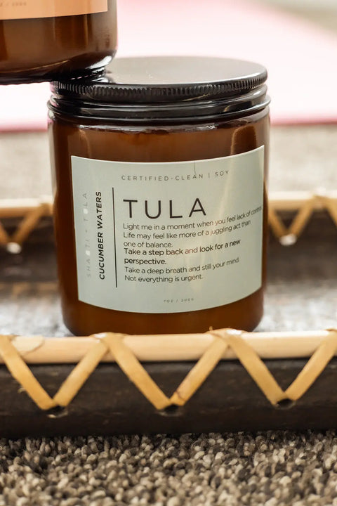 Cucumber Waters Soy Candle – TULA | Clean-Burning, USA-Made 7oz Candle for Calm & Clarity Shanti + Tula  Home Decor
