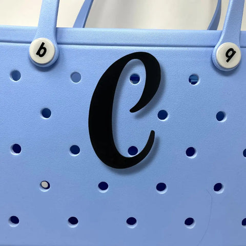 Custom 3D Printed Alphabet Letters for Bogg Bag – Made in USA Chatelet Manufacturing 