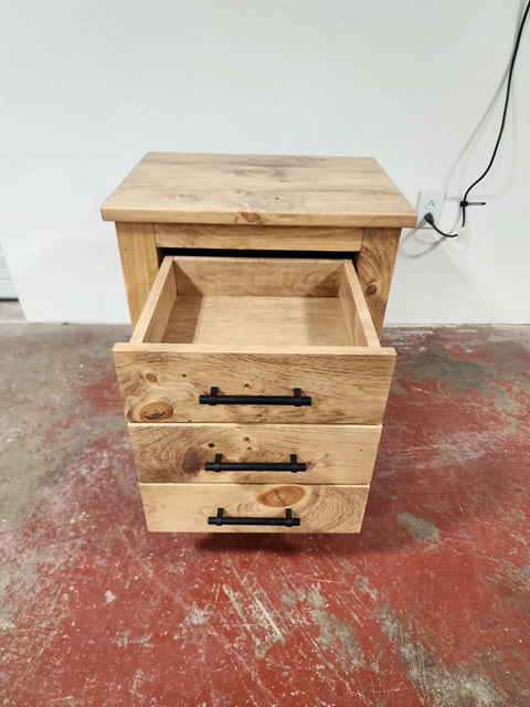 Custom Bedroom Dresser With Two Matching Nightstands | Handcrafted White Pine Furniture Made in USA Limitless Woodworking  item