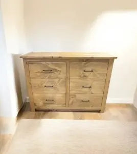 Custom Bedroom Dresser – Handcrafted White Pine Storage Cabinet | Made in USA | Model #1017 Limitless Woodworking  item
