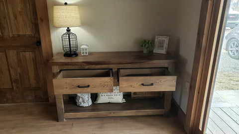 Custom Console Table - MODEL 1052 Limitless Woodworking  item