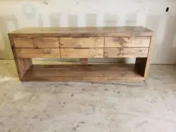 Custom Double Sink Bathroom Vanity – Handcrafted Solid Wood Storage Cabinet | Made in USA | Model #1129 Limitless Woodworking  item