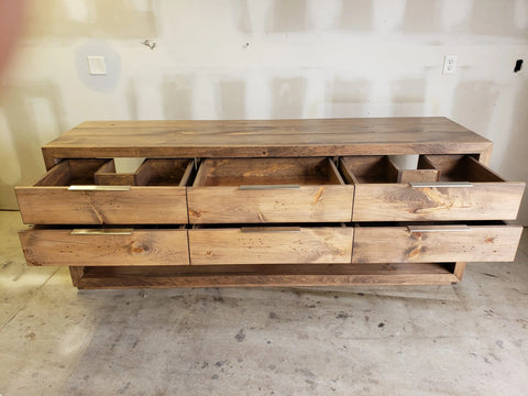 Custom Double Sink Bathroom Vanity – Handcrafted Solid Wood Storage Cabinet | Made in USA | Model #1129 Limitless Woodworking  item