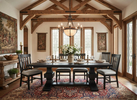 Custom Farmhouse Dining Table – Handcrafted Northeastern White Pine – Made in USA | Model #1057 Limitless Woodworking  item