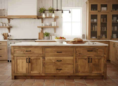 Custom Kitchen Island – Handmade Wood Island | Made In USA | Model #1059 Limitless Woodworking  item