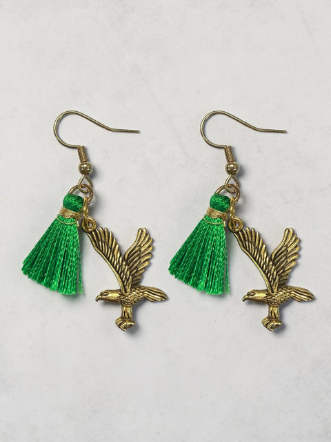 Custom Mascot Tassel Earrings 1 Inch – Lightweight Game Day Jewelry With Buffalo Charm | Made in USA Michelle Marie Boutique  Earrings