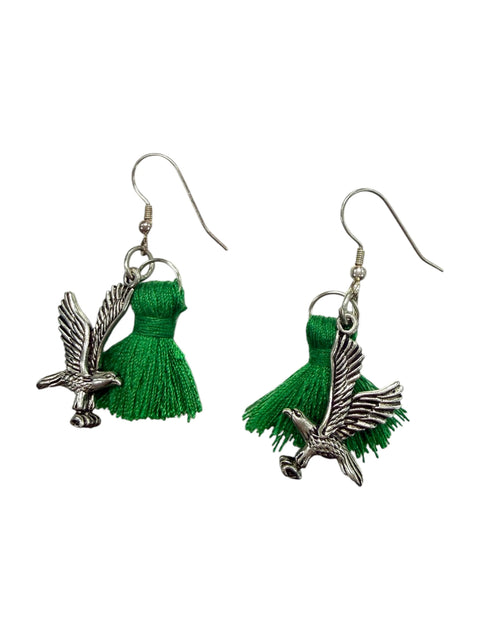 Custom Mascot Tassel Earrings 1 Inch – Lightweight Game Day Jewelry With Buffalo Charm | Made in USA Michelle Marie Boutique  Earrings