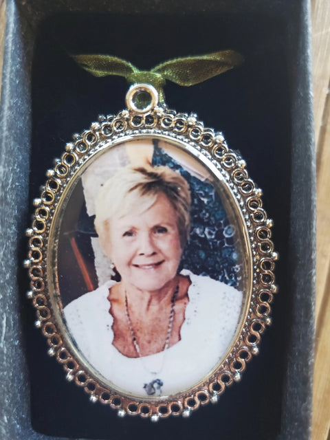 Custom Memorial Ornament With Guardian Angel – 3.5 Inch Personalized Sympathy Keepsake | Made in USA Michelle Marie Boutique  Ornament
