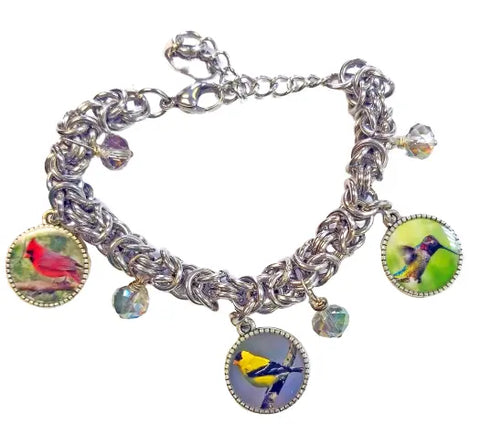 Custom Photo Charm Bracelet – Personalized Vacation Memory Jewelry with 12 Charms | Stainless Steel – Made in USA Michelle Marie Boutique  Bracelets