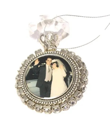 Custom Photo Glass Ornament – Personalized Wedding Keepsake Gift | Handcrafted in USA with Gift Box Packaging Michelle Marie Boutique  Ornament