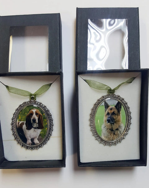 Custom Photo Pet Lover Ornament 3 Inch – Personalized Keepsake Decoration | Michelle Marie Boutique Made in USA Michelle Marie Boutique  Ornament