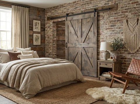 Custom Rustic Barn Door – Handmade Northeastern White Pine | Made in USA | Model #1033 Limitless Woodworking  item