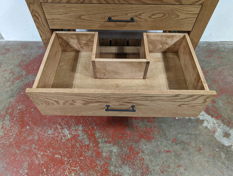 Custom Single Sink Bathroom Vanity – Northeastern White Pine Wood – Made in USA | MODEL 1106 Limitless Woodworking  item