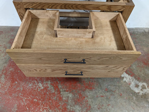 Custom Single Sink Bathroom Vanity – Northeastern White Pine Wood – Made in USA | MODEL 1106 Limitless Woodworking  item