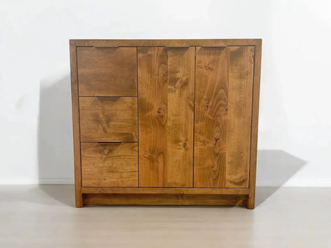 Custom Single Sink Bathroom Vanity – Shaker Style Cabinetry – Handcrafted Wood Vanity | Made in USA | Model #1131 Limitless Woodworking  item