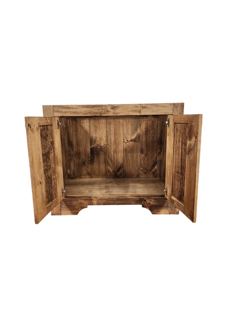 Custom Single Sink Bathroom Vanity – Solid Wood Shaker Style Cabinet | Made in USA | Model #1093 Limitless Woodworking  item