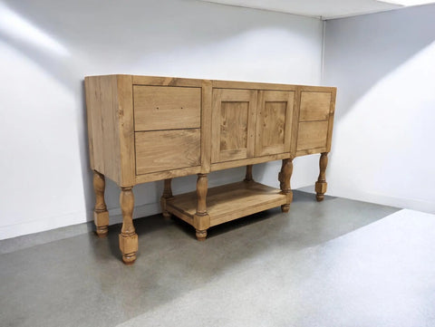 Custom Single Sink Bathroom Vanity – Solid Wood Storage Cabinet | Made in USA | Model #1117 Limitless Woodworking  item