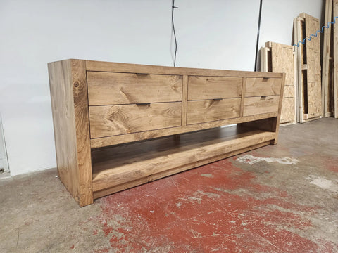 Custom Single Sink Bathroom Vanity – White Pine Wood Cabinet | Made in USA | Model #1083 Limitless Woodworking  item