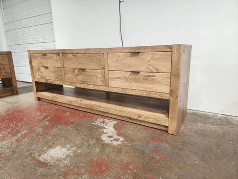 Custom Single Sink Bathroom Vanity – White Pine Wood Cabinet | Made in USA | Model #1083 Limitless Woodworking  item