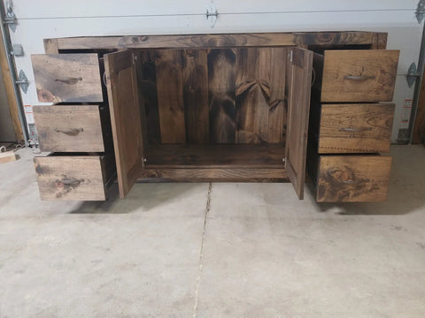Custom Single Sink Vanity - MODEL 1085 Limitless Woodworking  item