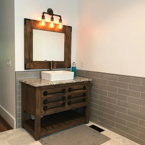 Custom Single Sink Vanity - MODEL 1106 Limitless Woodworking  item