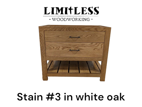 Custom Single Sink Vanity - MODEL 1106 Limitless Woodworking  item