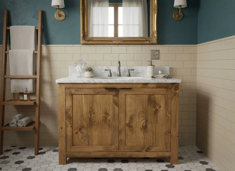 Custom Single Sink Vanity - MODEL 1125 Limitless Woodworking  item