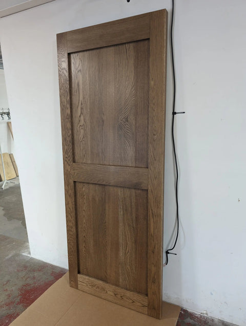 Custom White Oak Barn Door – Handcrafted Wood Sliding Door | Made in USA by Limitless Woodworking | Model #1113 Limitless Woodworking  item