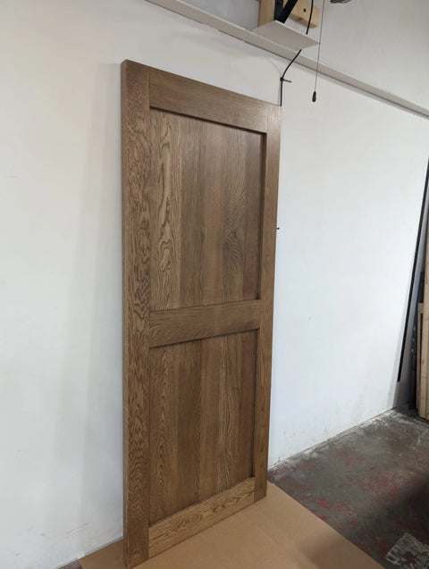 Custom White Oak Barn Door – Handcrafted Wood Sliding Door | Made in USA by Limitless Woodworking | Model #1113 Limitless Woodworking  item