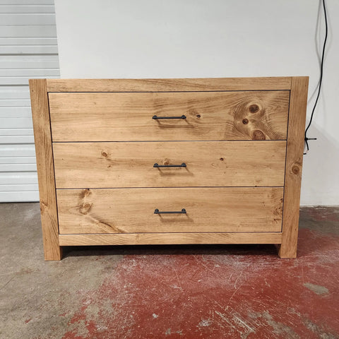 Custom Wooden Single Sink Bathroom Vanity – Handmade White Pine – Limitless Woodworking | Made in USA | Model 1053 Limitless Woodworking  item
