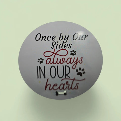 Customizable 2.5 Inch Double-Sided Ceramic Pet Memorial Ornament – Personalized Photo Keepsake | Made in USA Michelle Marie Boutique  Ornament