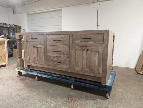 Customizable Double Sided Kitchen Island | Made in USA | Model #1108 Limitless Woodworking  item