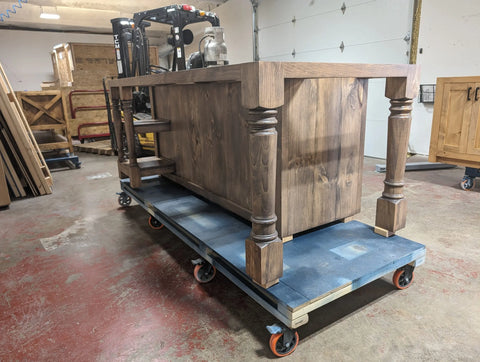 Customizable Double Sided Kitchen Island | Made in USA | Model #1108 Limitless Woodworking  item