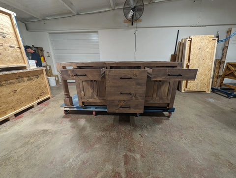 Customizable Double Sided Kitchen Island | Made in USA | Model #1108 Limitless Woodworking  item