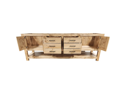 Customizable Double Sink Bathroom Vanity – Solid Northeastern White Pine Wood – Handmade in USA | Model #1089 Limitless Woodworking  item