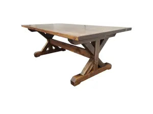 Customizable Farmhouse Dining Table – Premium White Pine Wood – Handcrafted Kitchen Table | Made in USA | Model #1080 Limitless Woodworking  item