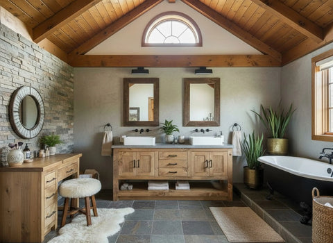 Customizable Make Up Vanity – Handcrafted White Pine Bedroom Vanity | Made in USA | Model #1024 Limitless Woodworking  item
