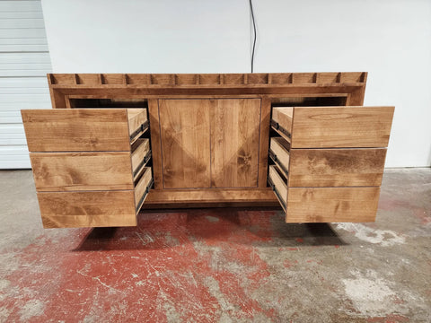 Customizable Single Sink Bathroom Vanity – Handcrafted White Pine | Made in USA | MODEL 1101 Limitless Woodworking  item