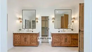 Customizable Single Sink Bathroom Vanity – Handcrafted White Pine | Made in USA | MODEL 1101 Limitless Woodworking  item
