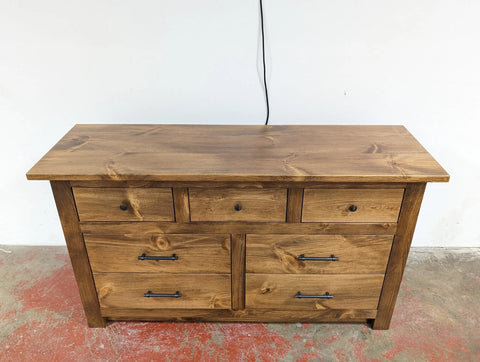 Customizable White Pine Bedroom Dresser – Handmade Wood Storage Cabinet | Made in USA | Model #1105 Limitless Woodworking  item