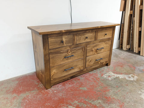 Customizable White Pine Bedroom Dresser – Handmade Wood Storage Cabinet | Made in USA | Model #1105 Limitless Woodworking  item