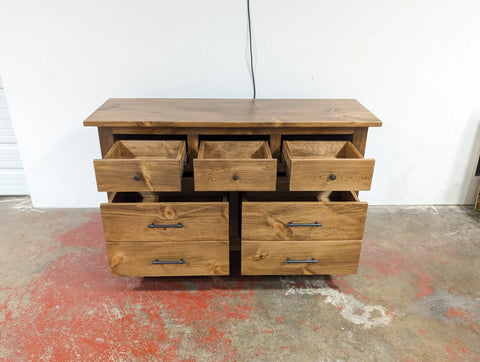Customizable White Pine Bedroom Dresser – Handmade Wood Storage Cabinet | Made in USA | Model #1105 Limitless Woodworking  item
