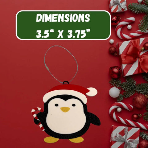 Cute Penguin Christmas Ornament – Holiday Decor | Made in USA Chatelet Manufacturing 