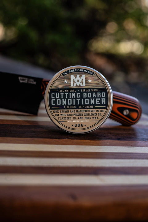 Cutting Board Conditioner 2 Oz – Natural Wood Care | Made in USA All American Maker 