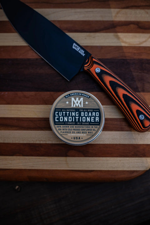 Cutting Board Conditioner 2 Oz – Natural Wood Care | Made in USA All American Maker 
