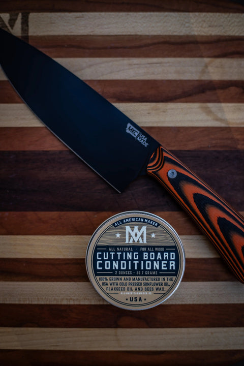 Cutting Board Conditioner 2 Oz – Natural Wood Care | Made in USA All American Maker 