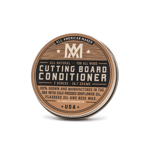 Cutting Board Conditioner 2 Oz – Natural Wood Care | Made in USA All American Maker 